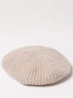 Cappello Ganni in misto lana a coste