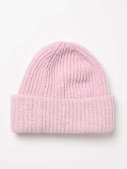 Cappello Ganni in misto lana riciclata a coste