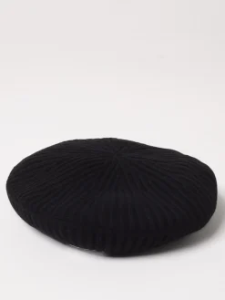 Cappello Ganni in misto lana a coste