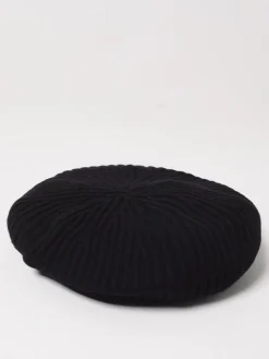 Cappello Ganni in misto lana a coste