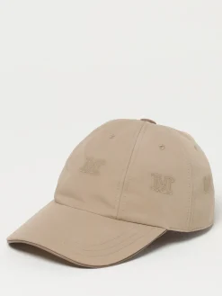 Cappello Max Mara in cotone con logo ricamato