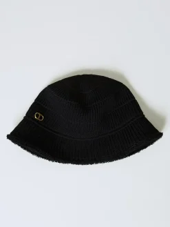 Cappello Oval T Twinset in maglia misto viscosa