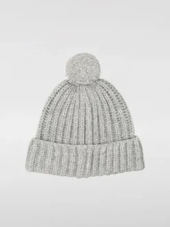 Cappello Polo Ralph Lauren in lana a coste con pompon