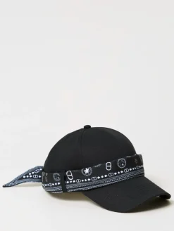 Cappello Twinset in cotone con foulard bandana