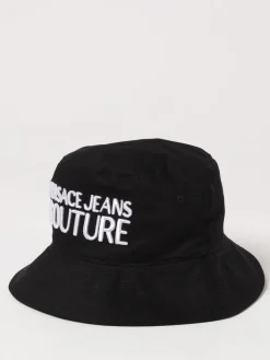 Cappello Versace Jeans Couture in cotone con logo ricamato