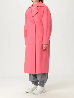 Cappotto a doppiopetto in misto lana Twinset