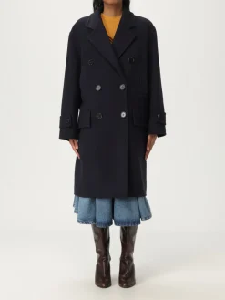 Cappotto a doppiopetto in lana vergine e cashmere Max Mara