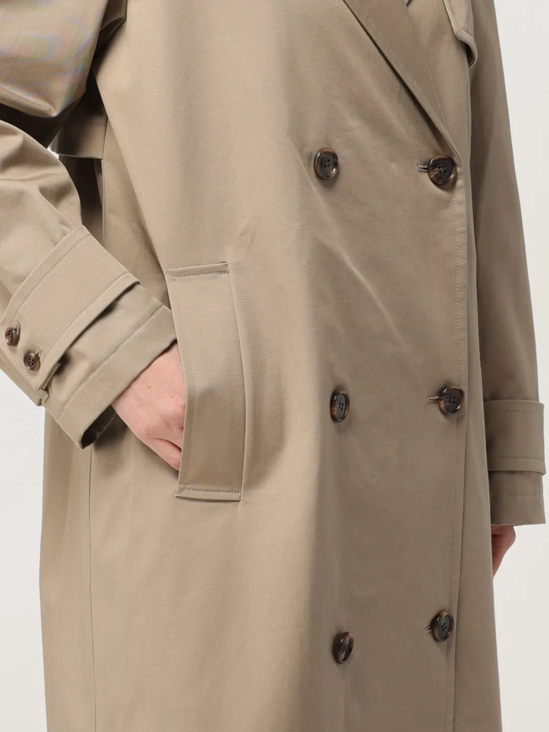 Cappotto a doppiopetto over donna