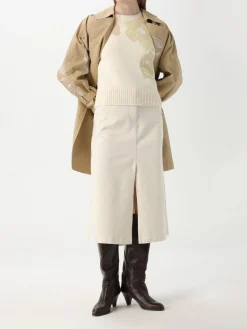 Cappotto a vestaglia in misto cotone Twinset - Actitude