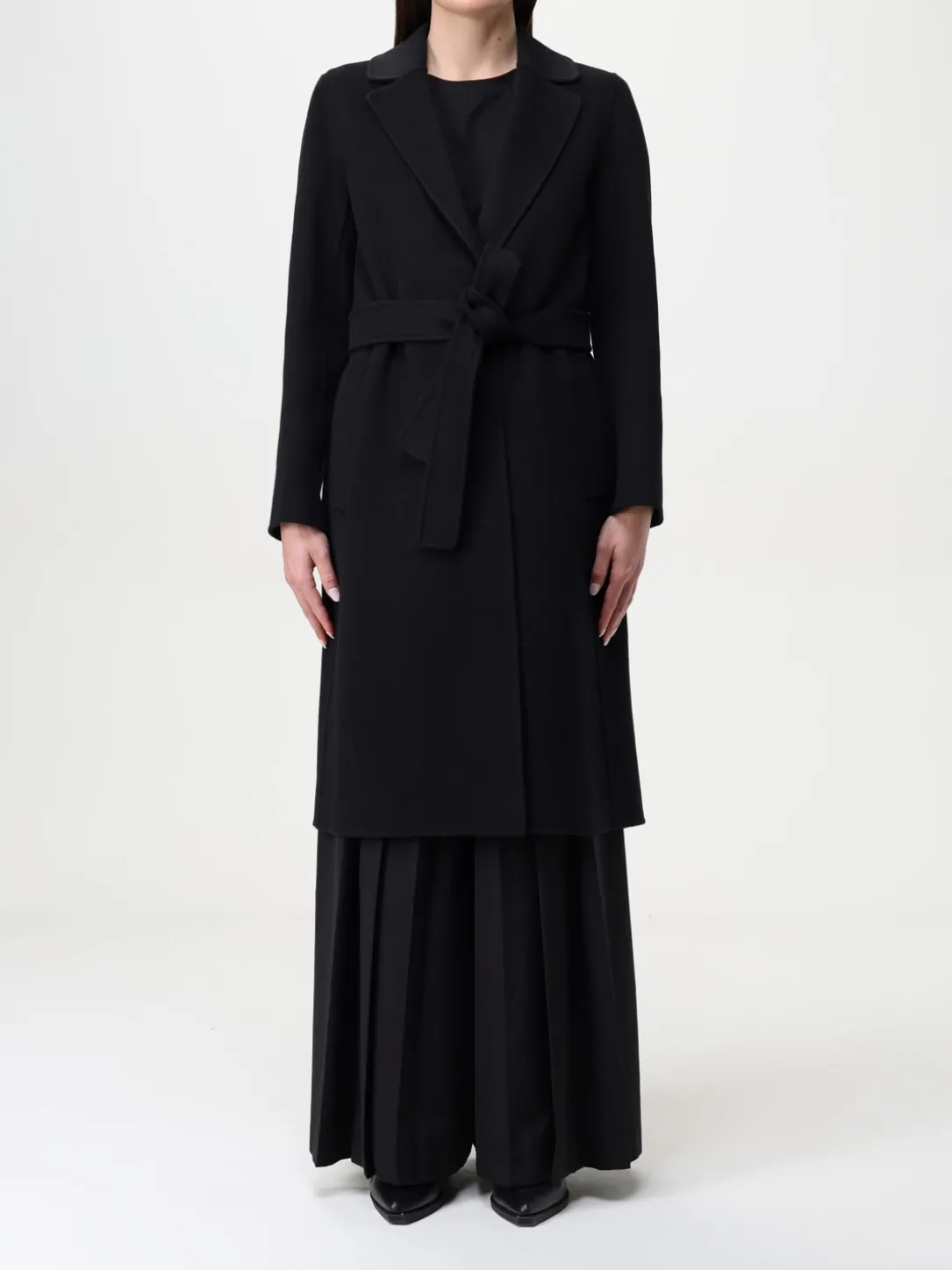 Cappotto a vestaglia 's Max Mara in lana vergine