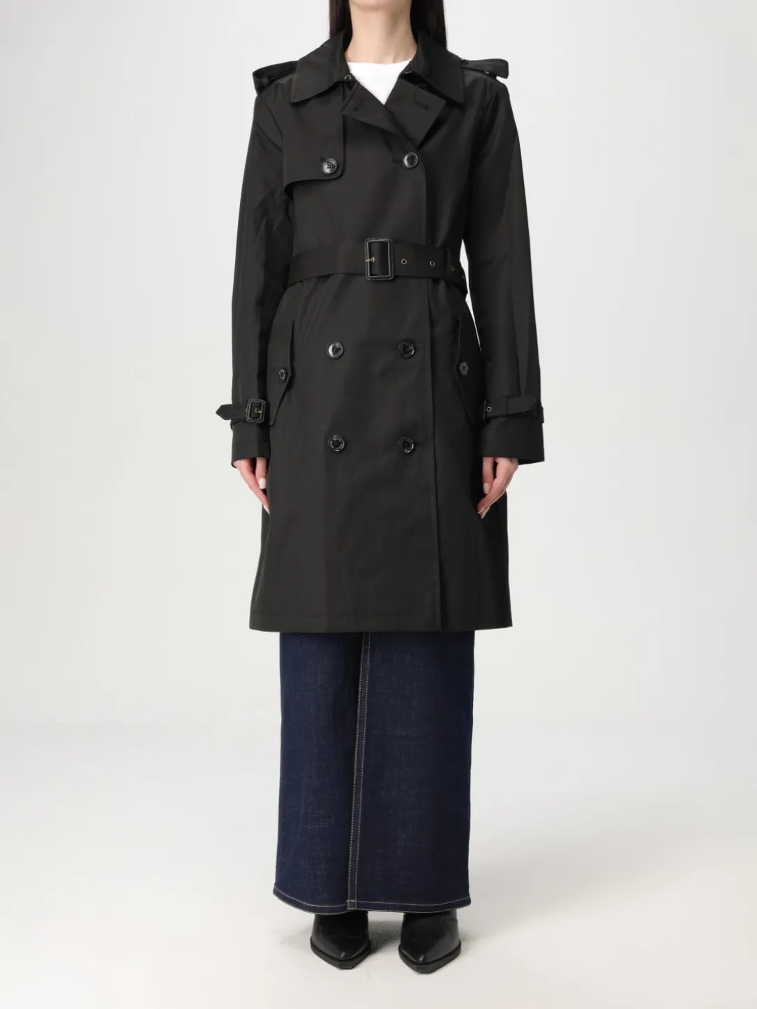 Cappotto doppiopetto Lauren Ralph Lauren in misto cotone