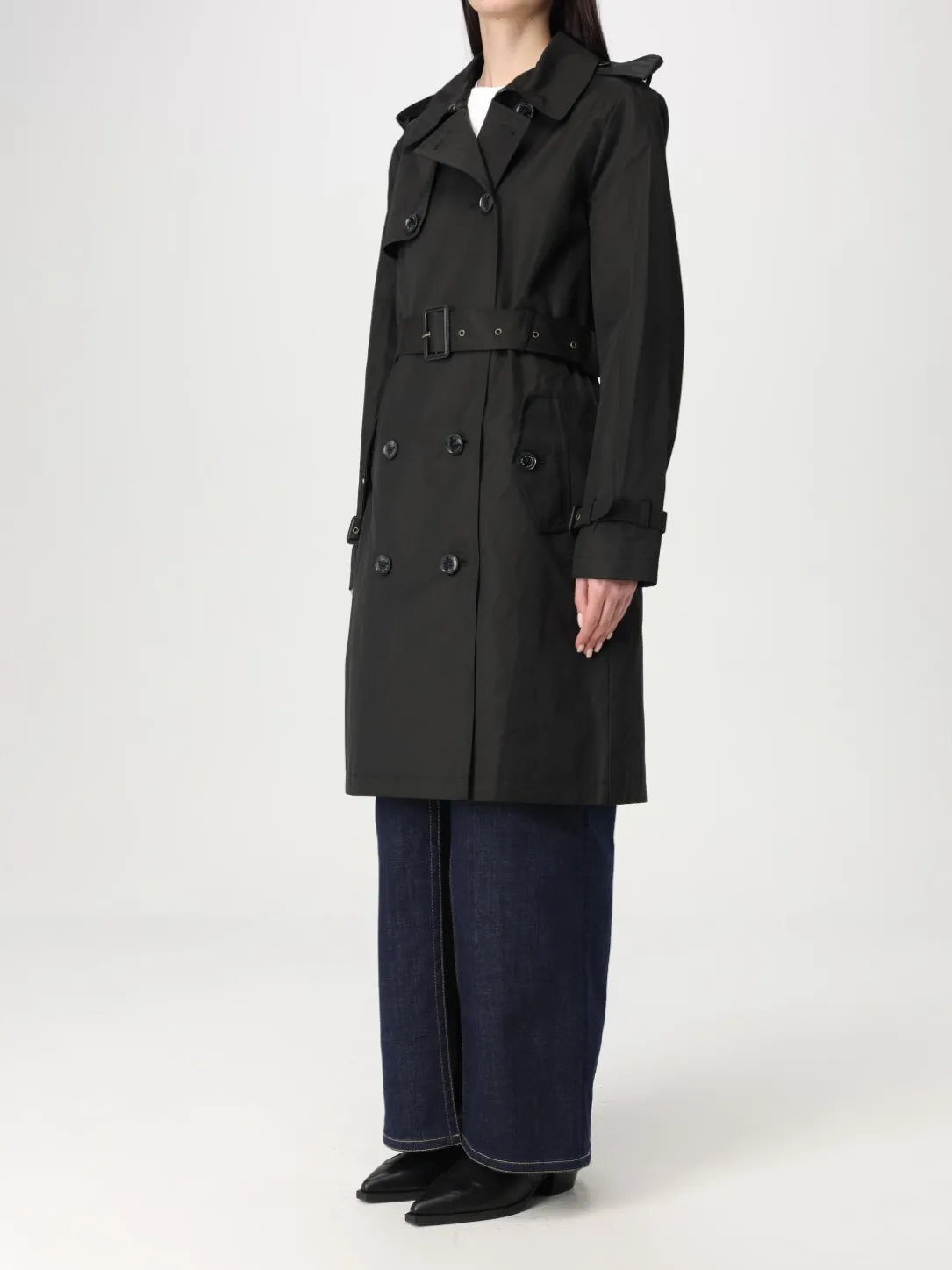 Cappotto doppiopetto Lauren Ralph Lauren in misto cotone