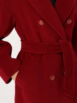 Cappotto doppiopetto Max Mara in lana vergine e cashmere