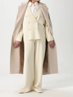 Cappotto doppiopetto Max Mara in lana vergine e cashmere