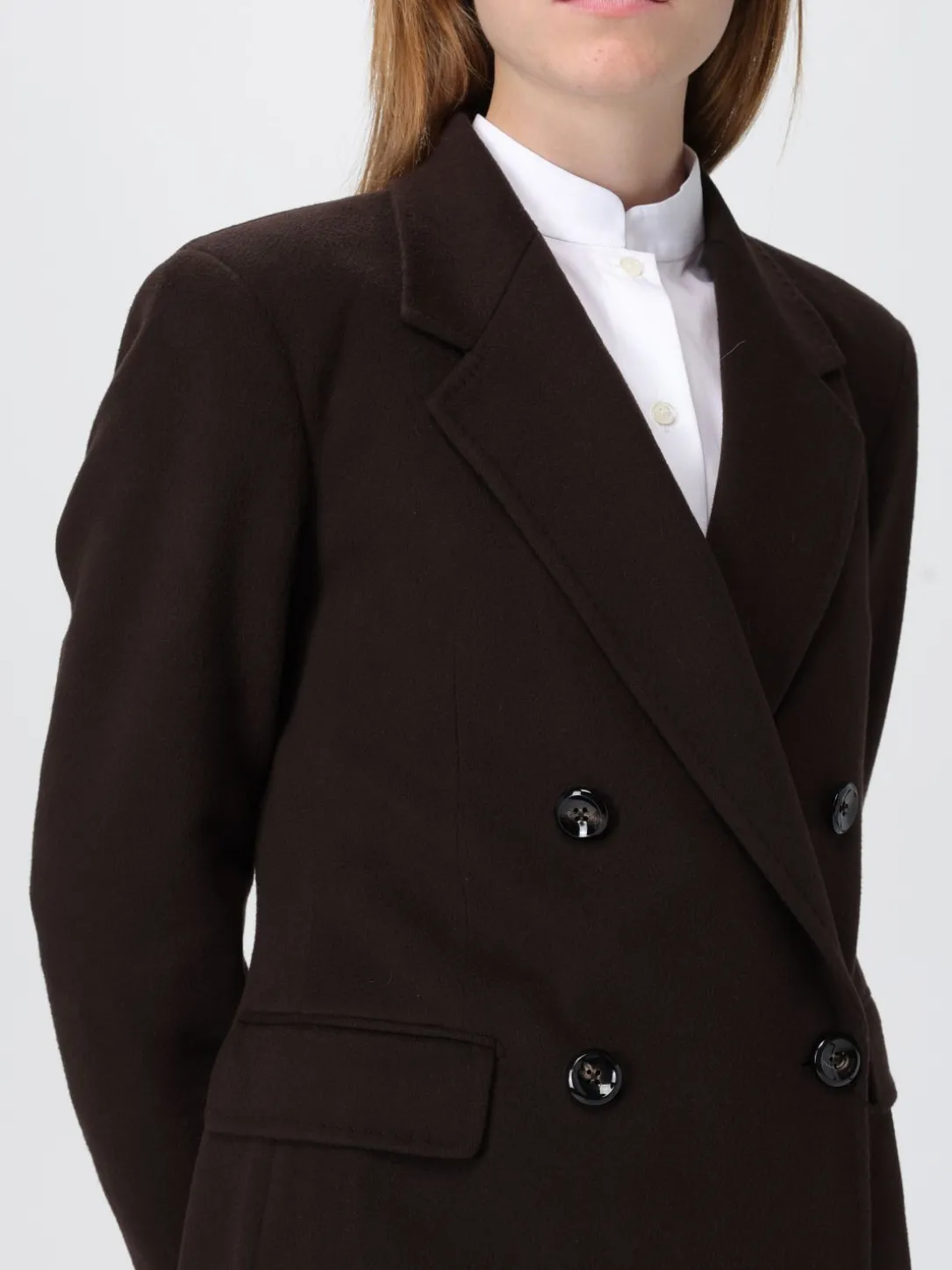 Cappotto doppiopetto Tagliatore in lana vergine e cashmere