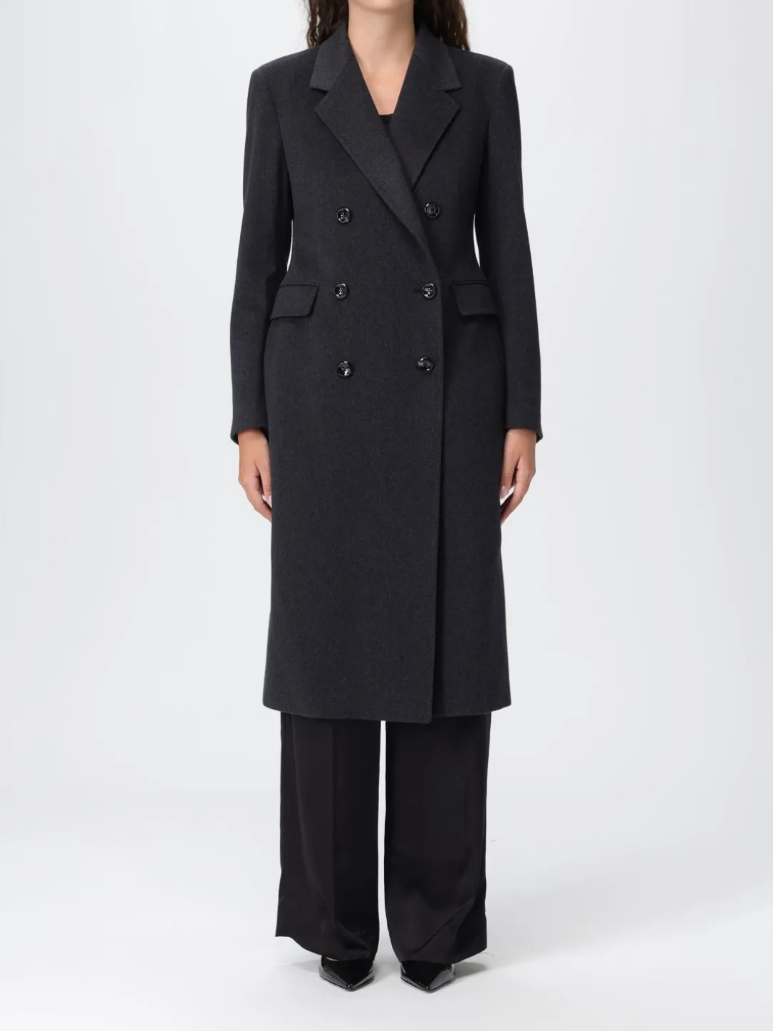 Cappotto doppiopetto Tagliatore in lana vergine e cashmere