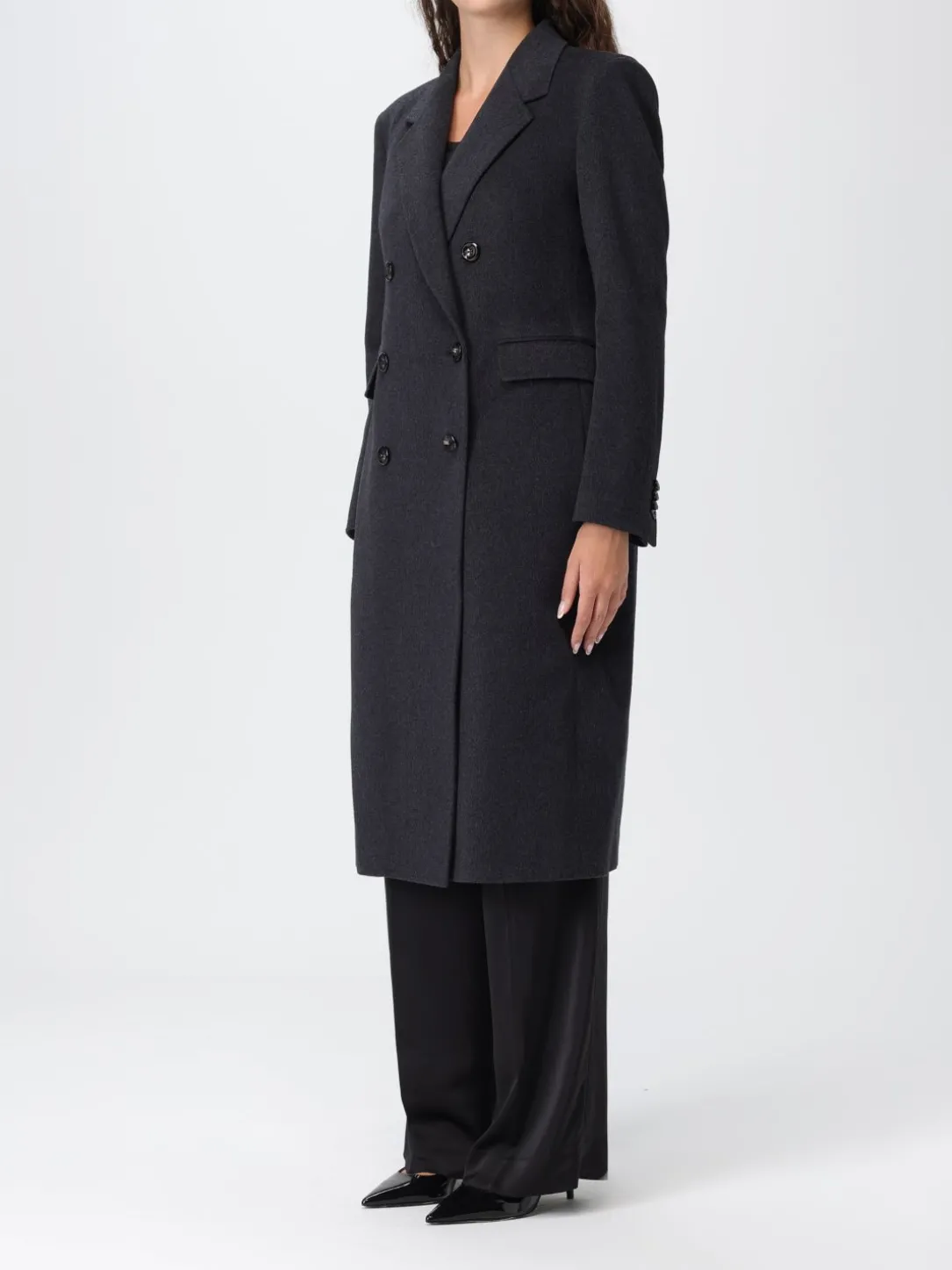 Cappotto doppiopetto Tagliatore in lana vergine e cashmere