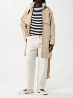 Cappotto in misto cotone Oval T Twinset