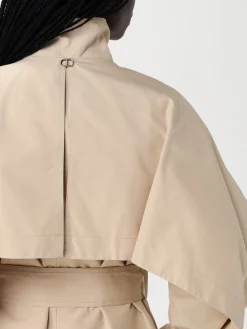 Cappotto in misto cotone Oval T Twinset