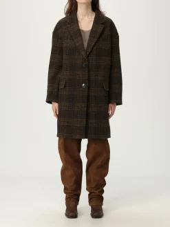 Cappotto Isabel Marant Etoile in lana Tartan