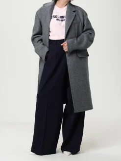 Cappotto monopettto Dsquared2 in misto lana