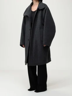 Cappotto oversize Emporio Armani in misto lana