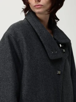 Cappotto oversize Emporio Armani in misto lana