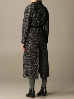 Cappotto Paola a vestaglia Paltò animalier