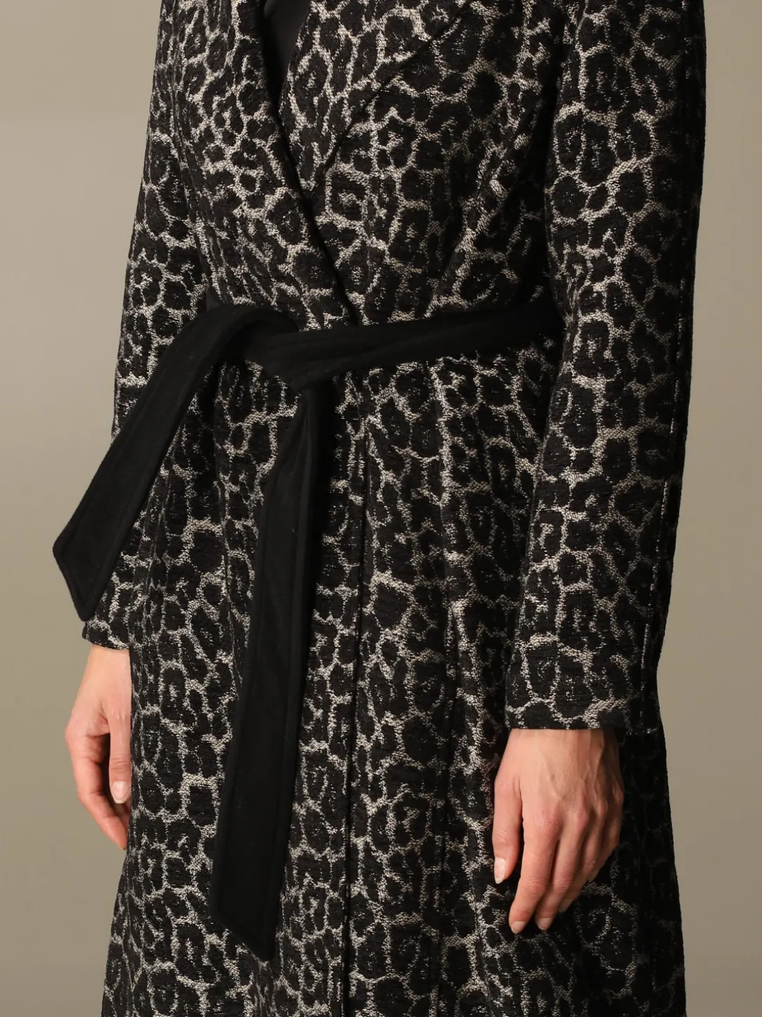 Cappotto Paola a vestaglia Paltò animalier