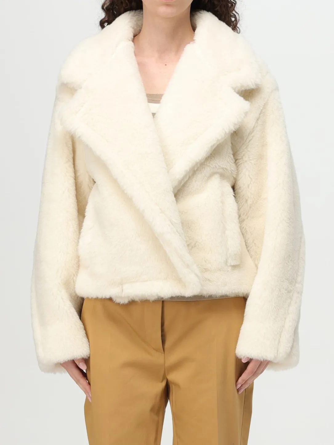Cappotto teddy Oggeri in alpaca Max Mara