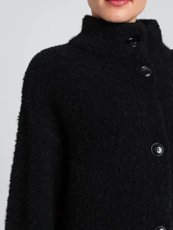 Cappotto Twinset Actitude in shearling di misto lana