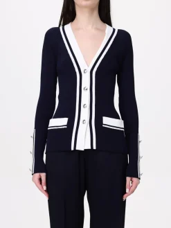 Cardigan a v Alberta Ferretti in viscosa stretch