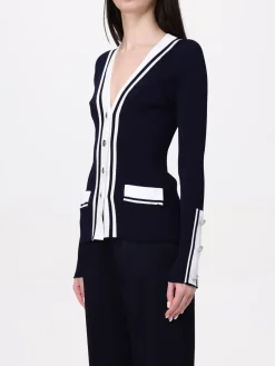 Cardigan a v Alberta Ferretti in viscosa stretch