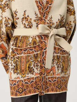Cardigan Etro in lana con motivo Paisley