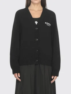 Cardigan in cotone con fiore Kenzo