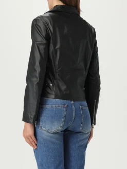 Chiodo di pelle Emporio Armani