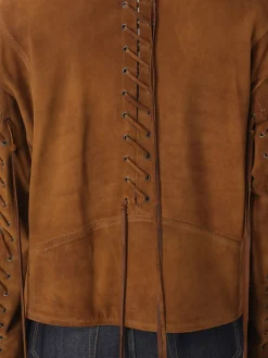 Chiodo di pelle scamosciata Salvatore Santoro