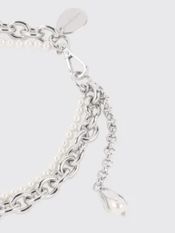 Choker Simone Rocha in ottone con perle sintetiche