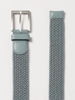 Cintura Armani Exchange in tessuto stretch intrecciato