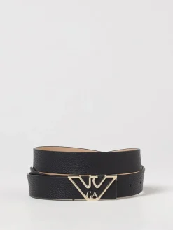 Cintura Emporio Armani in pelle a grana