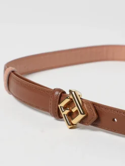 Cintura FF Diamonds Fendi reversibile in pelle