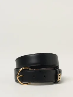 Cintura FF Fendi reversibile in pelle