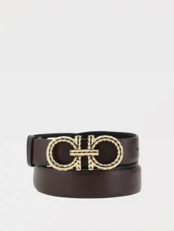 Cintura Gancini Ferragamo reversibile in pelle