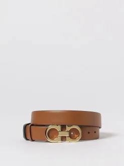 Cintura Gancini Ferragamo reversibile in pelle