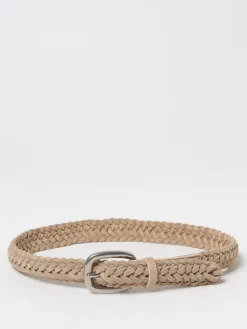 Cintura Golden Goose in camoscio intrecciato