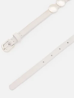 Cintura Golden Goose in pelle con borchie applicate