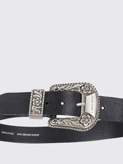Cintura Golden Goose in pelle con fibbia incisa