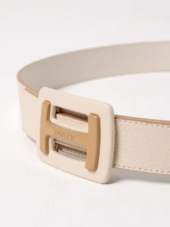 Cintura Hogan in pelle a grana