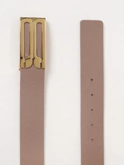 Cintura Jumbo Frame Victoria Victoria Beckham in pelle a grana