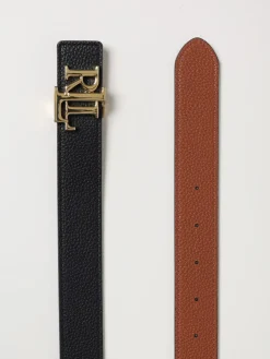 Cintura Lauren Ralph Lauren reversibile in pelle a grana